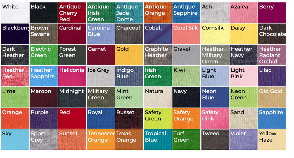 Custom Graphic / Logo Unisex T-Shirt - 70 Colors Options