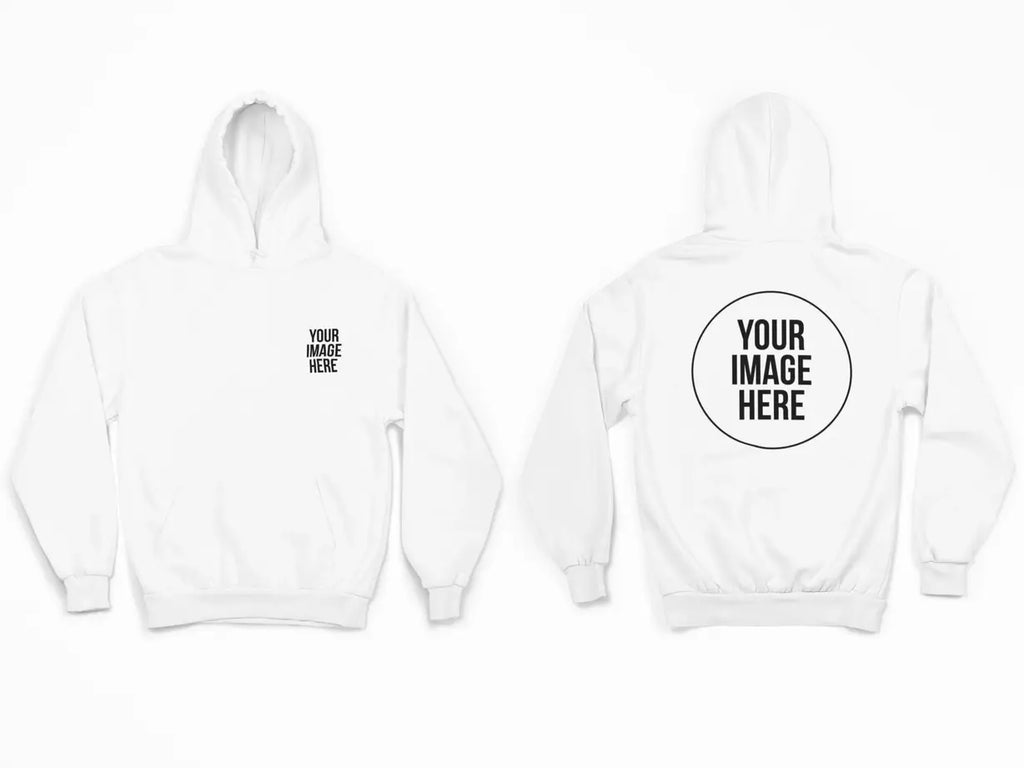 Custom Graphic / Logo Unisex Hoodie  Up to 40 Color Options