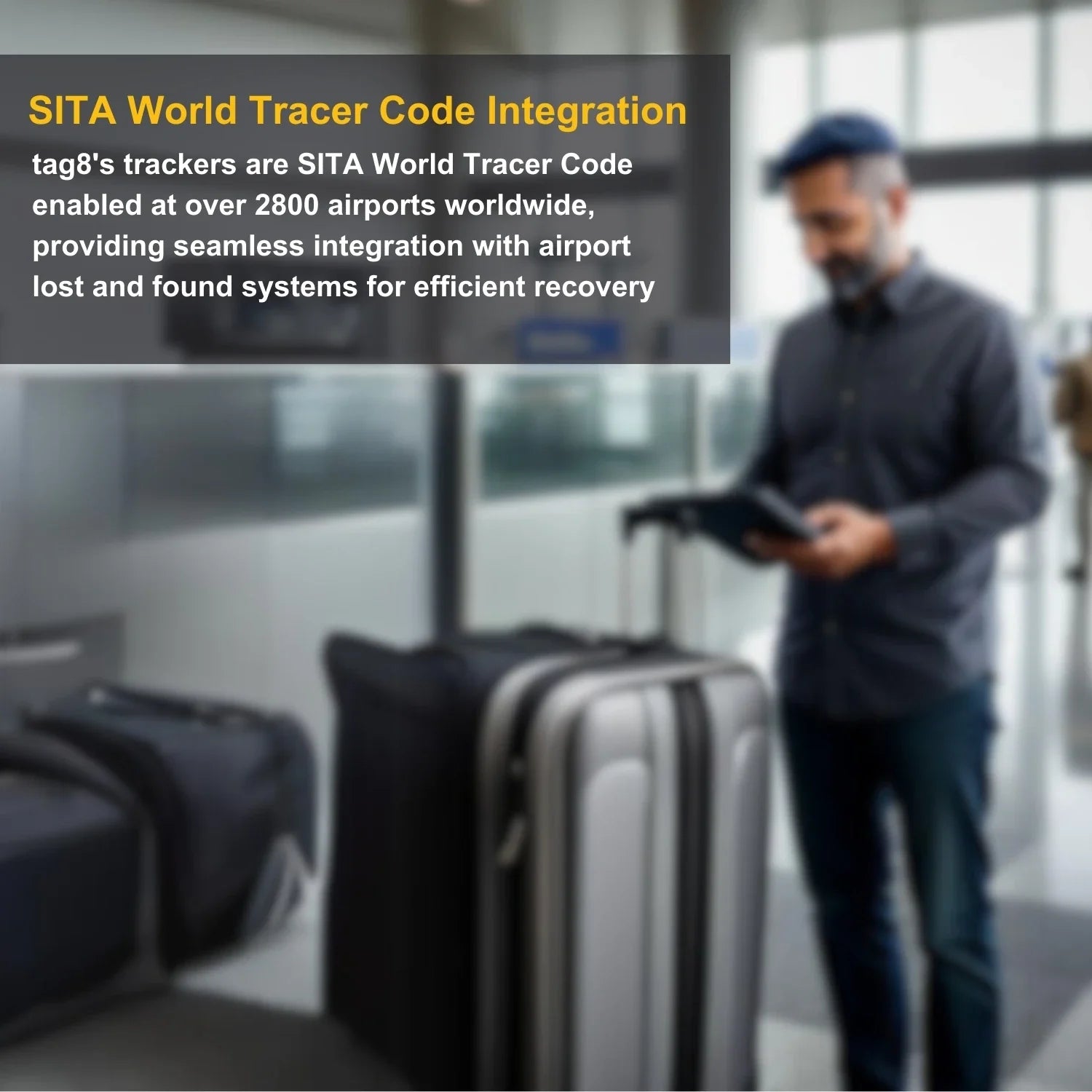 Smart Bag Security Tag - Denmark Flag [Pack 2]-4